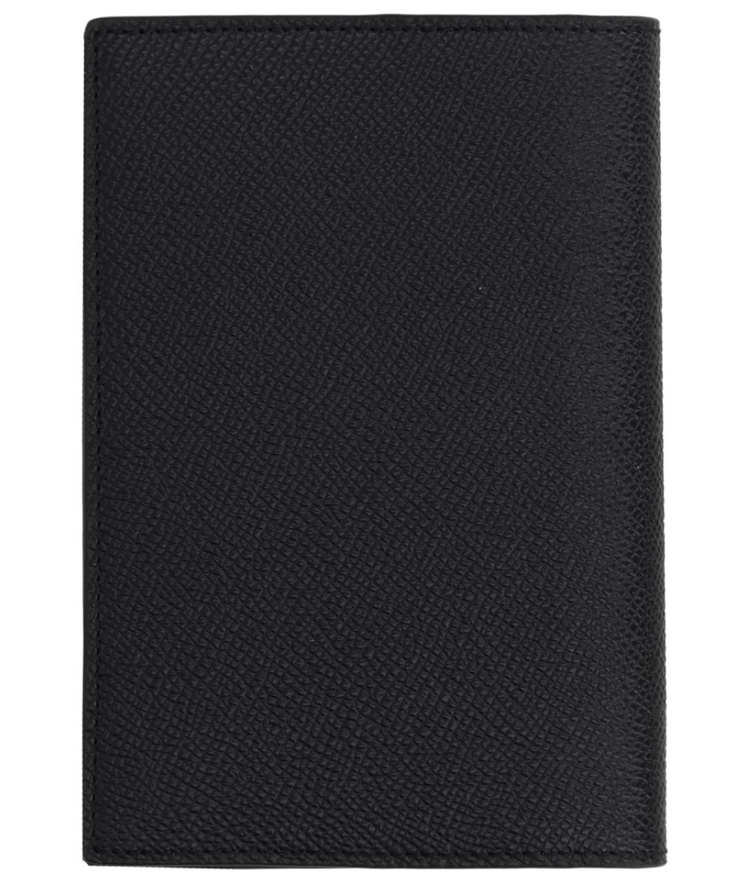 BALENCIAGA Черный кожаный кошелек, фото 2