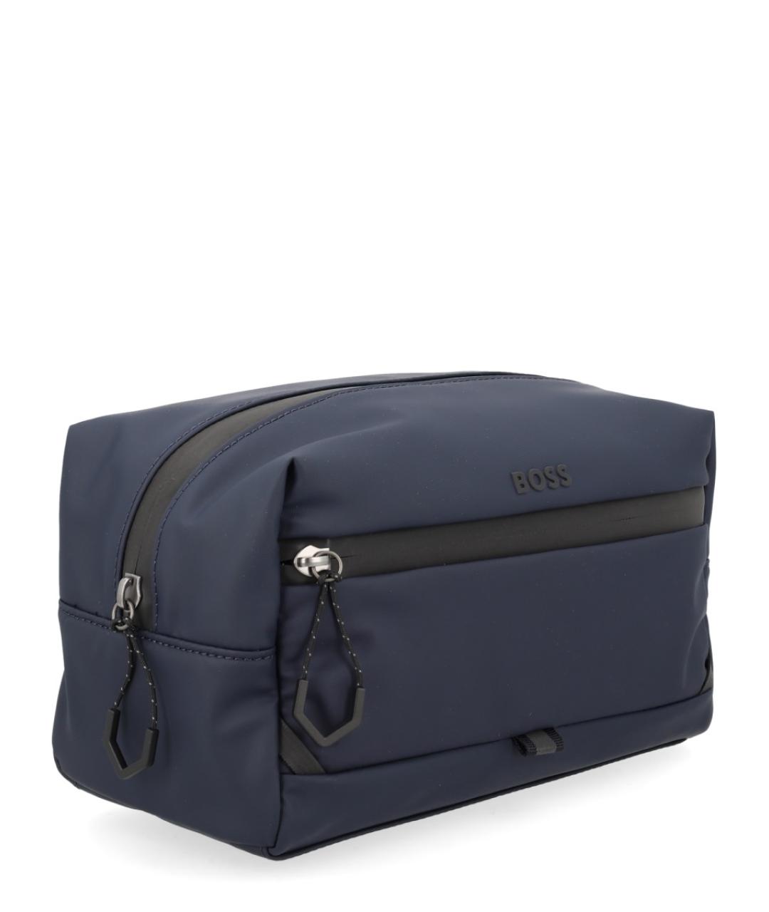 HUGO BOSS Синяя синтетическая барсетка, фото 3