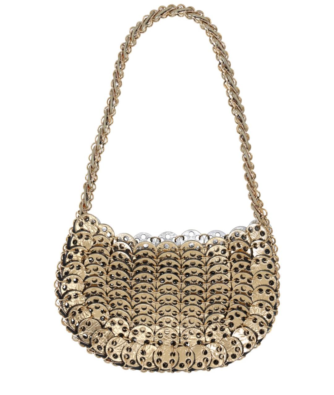 PACO RABANNE Золотая сумка через плечо, фото 1