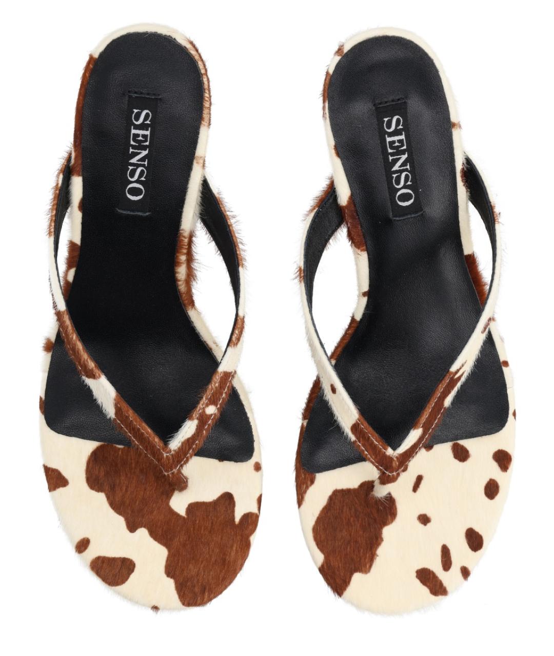 SENSO Мульти кожаные босоножки, фото 5