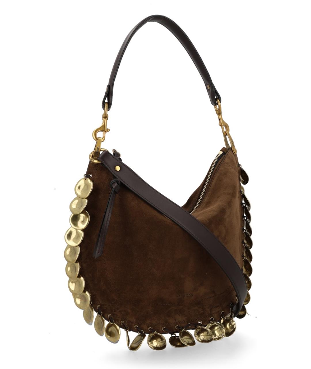 ISABEL MARANT Коричневая замшевая сумка через плечо, фото 2