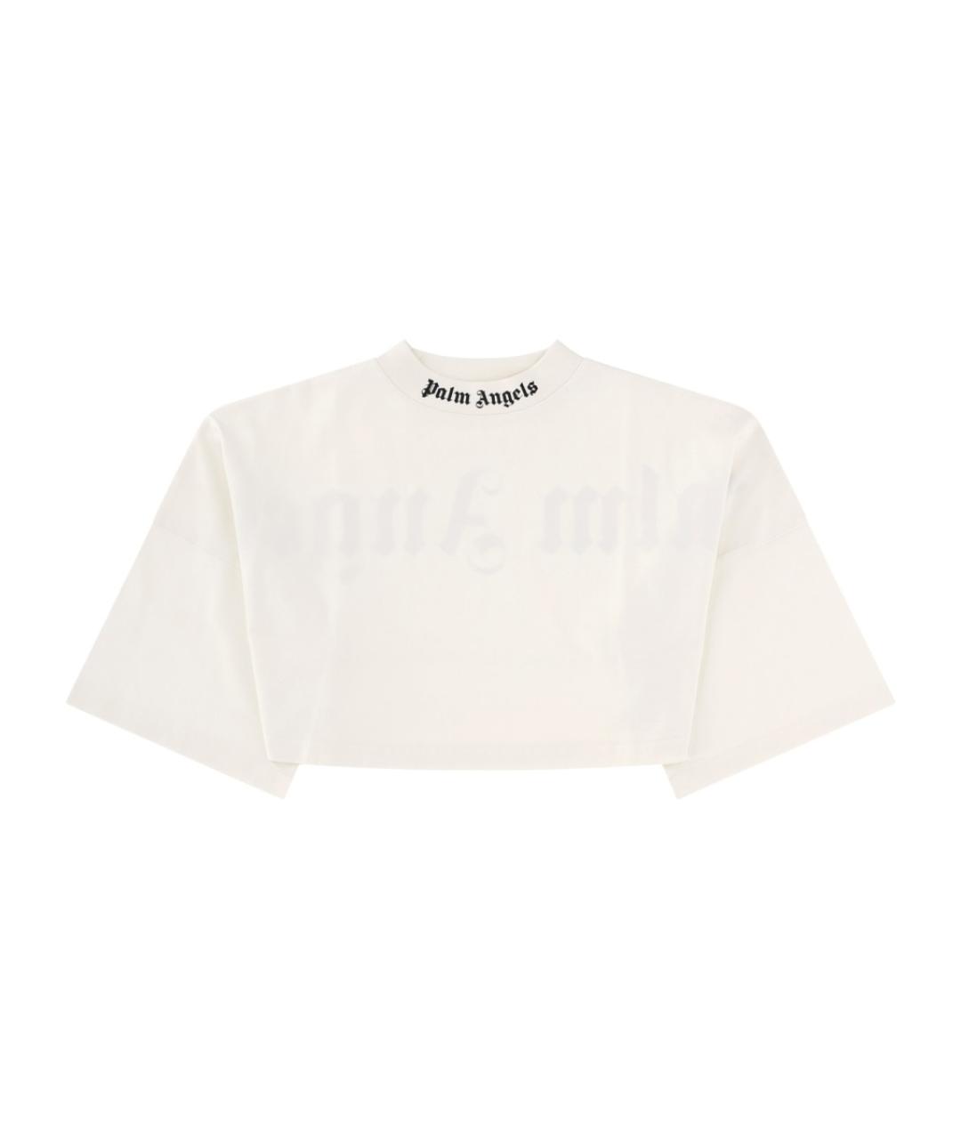 PALM ANGELS Белая хлопковая футболка, фото 1