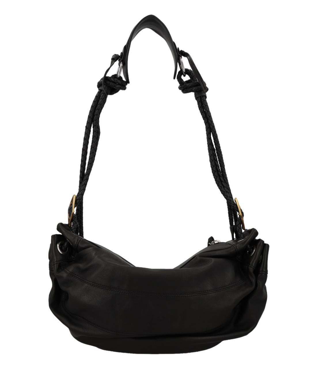 ISABEL MARANT Черная кожаная сумка через плечо, фото 3