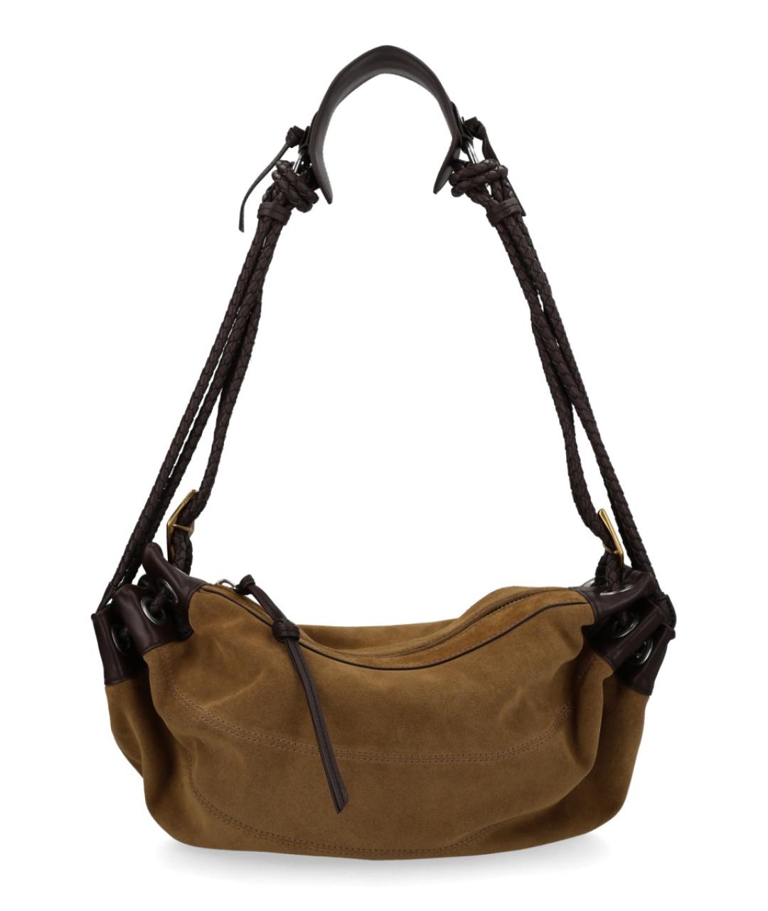 ISABEL MARANT Коричневая замшевая сумка через плечо, фото 1