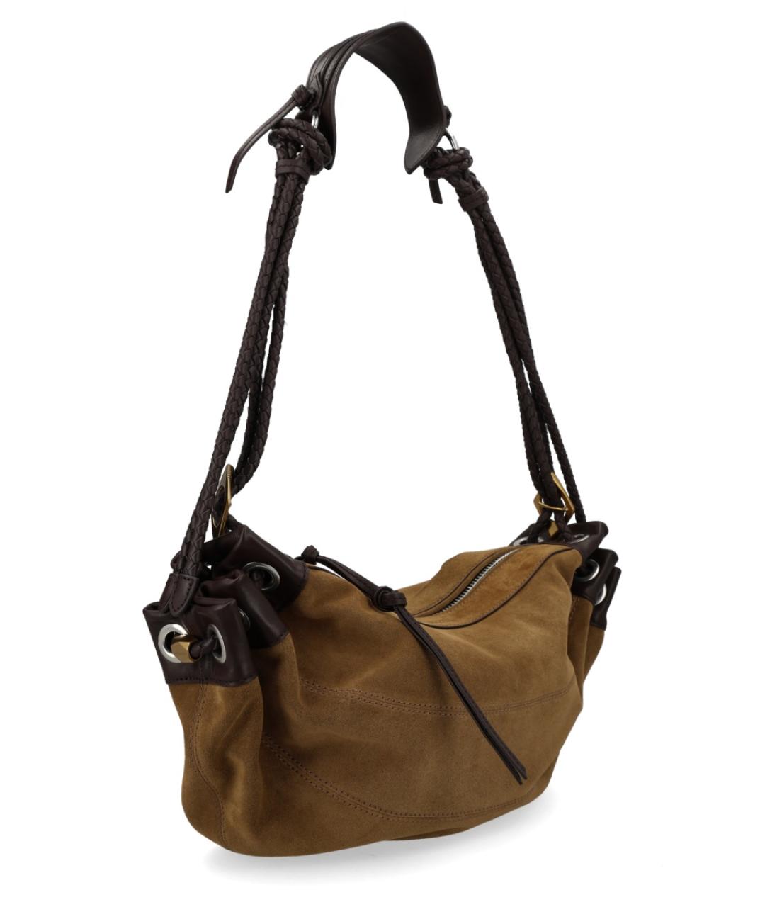 ISABEL MARANT Коричневая замшевая сумка через плечо, фото 2