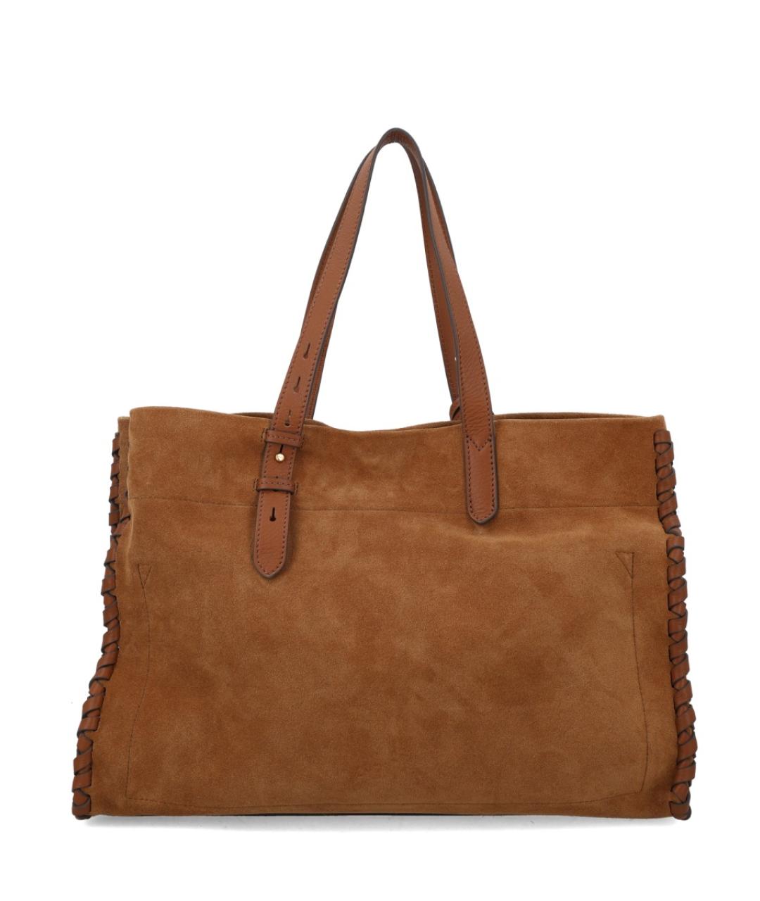 ANYA HINDMARCH Коричневая сумка тоут, фото 2