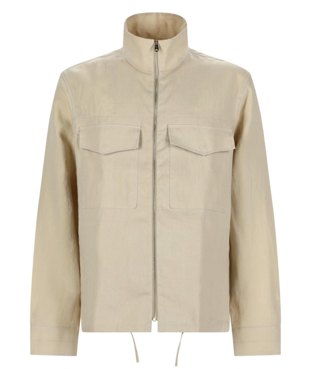 PAUL SMITH Белый льняной джемпер / свитер, фото 1