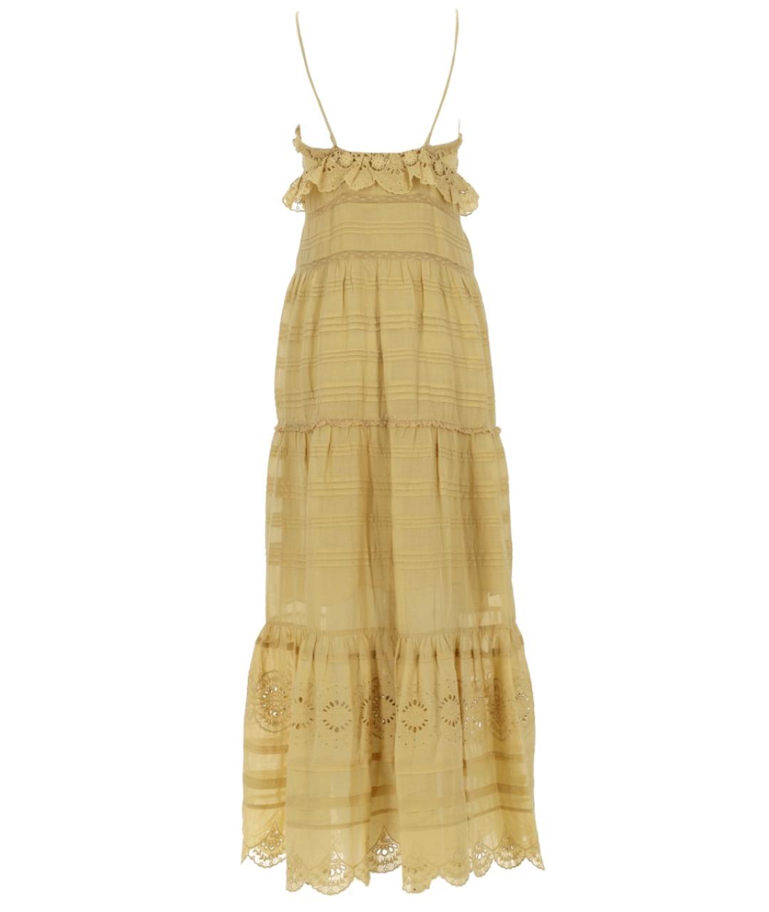 ISABEL MARANT ETOILE Бежевый хлопковый сарафан, фото 2