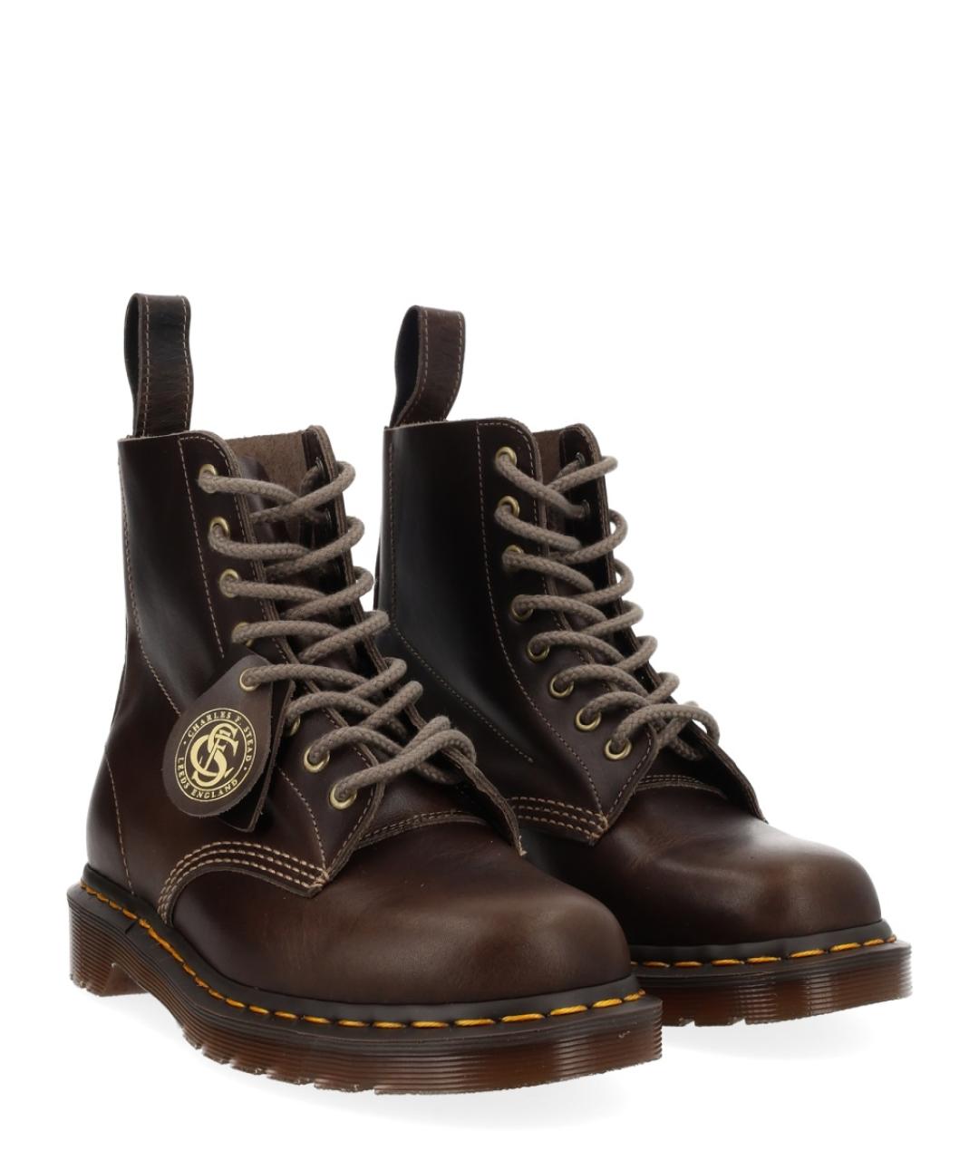 DR. MARTENS Коричневые низкие ботинки, фото 2