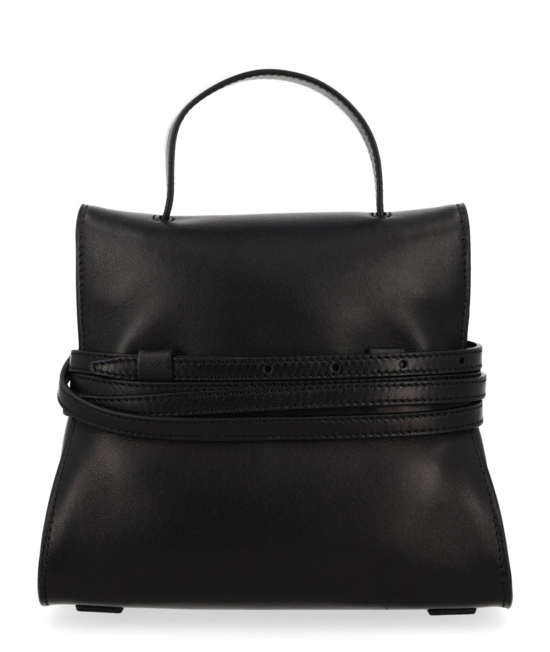 MOSCHINO Черная синтетическая сумка тоут, фото 3