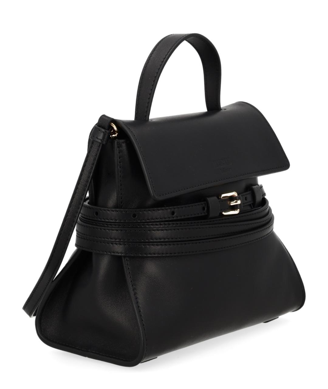 MOSCHINO Черная синтетическая сумка тоут, фото 2