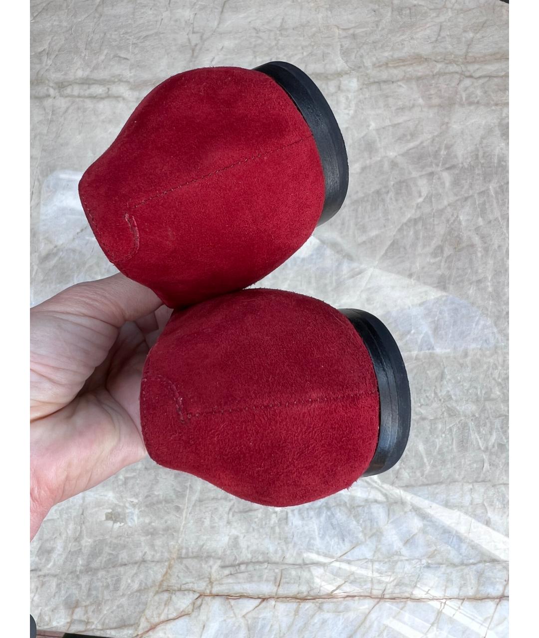 HERMES Замшевые балетки, фото 4