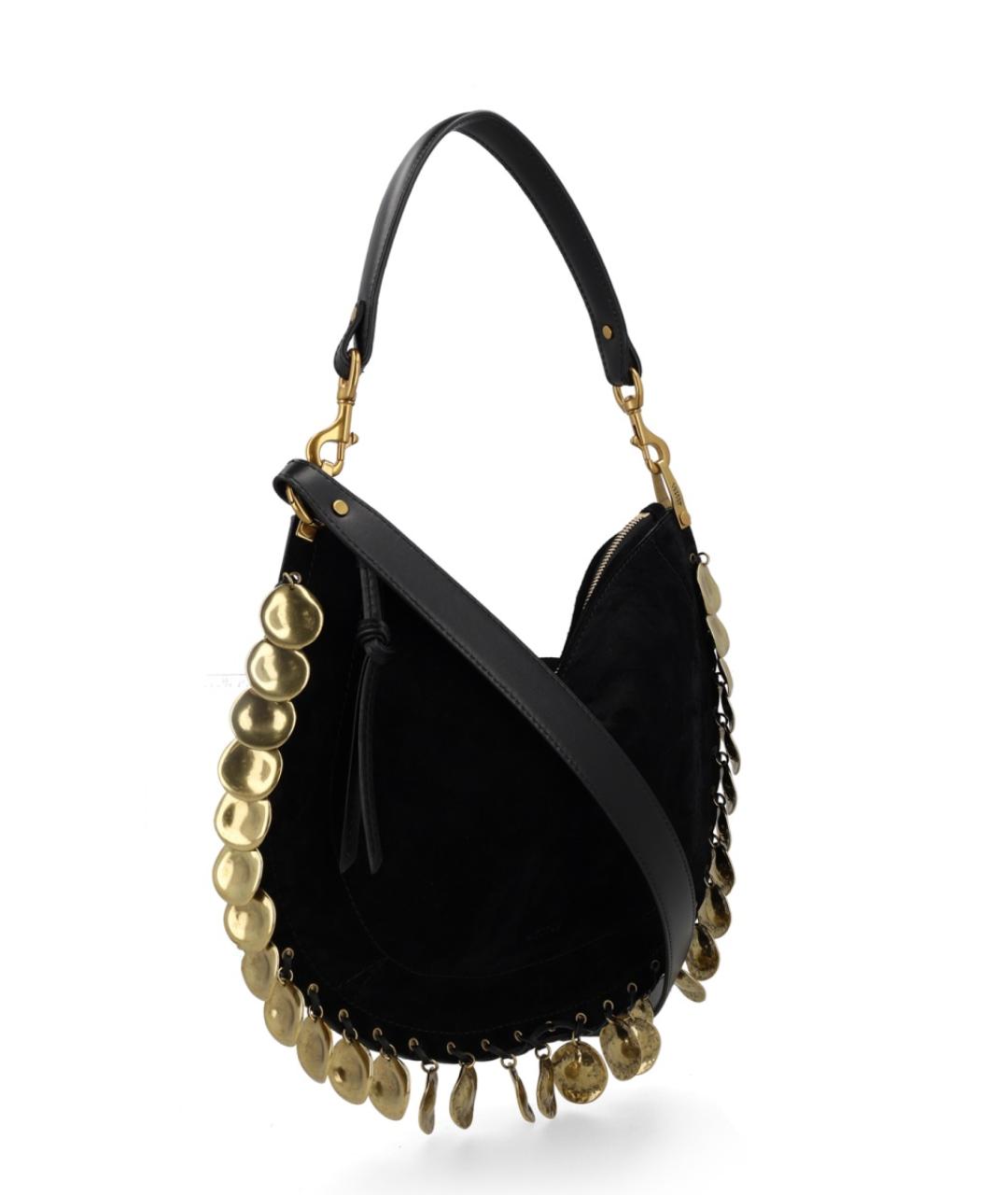 ISABEL MARANT Черная замшевая сумка через плечо, фото 2