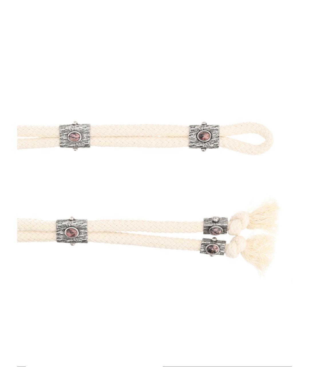 ISABEL MARANT Розовый пелетеный ремень, фото 2