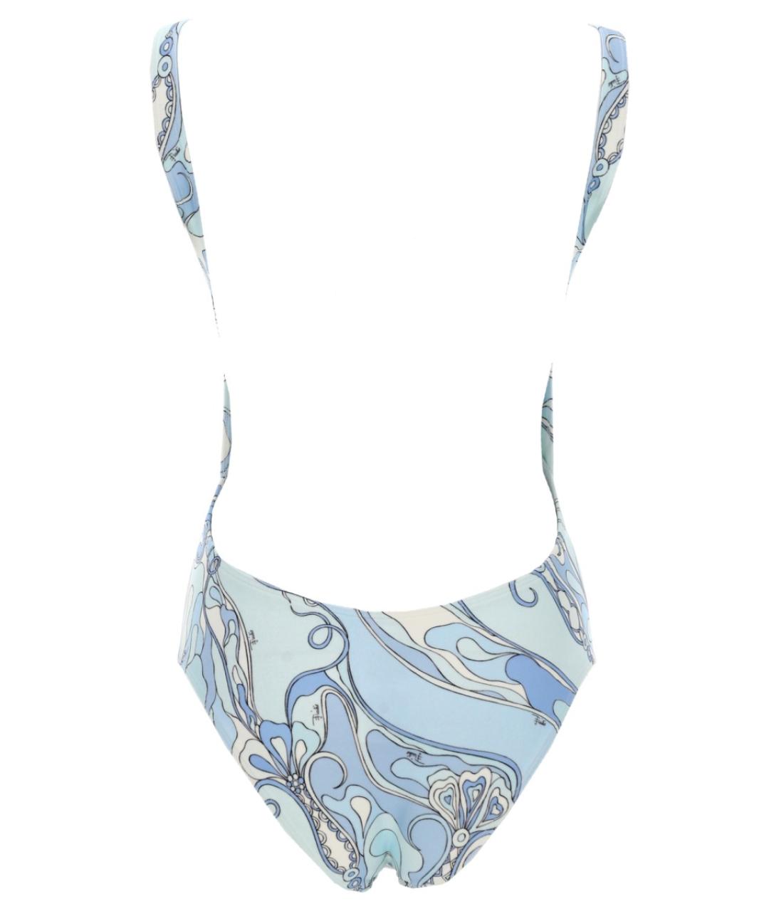 PUCCI Синий полиамидовый купальник, фото 3