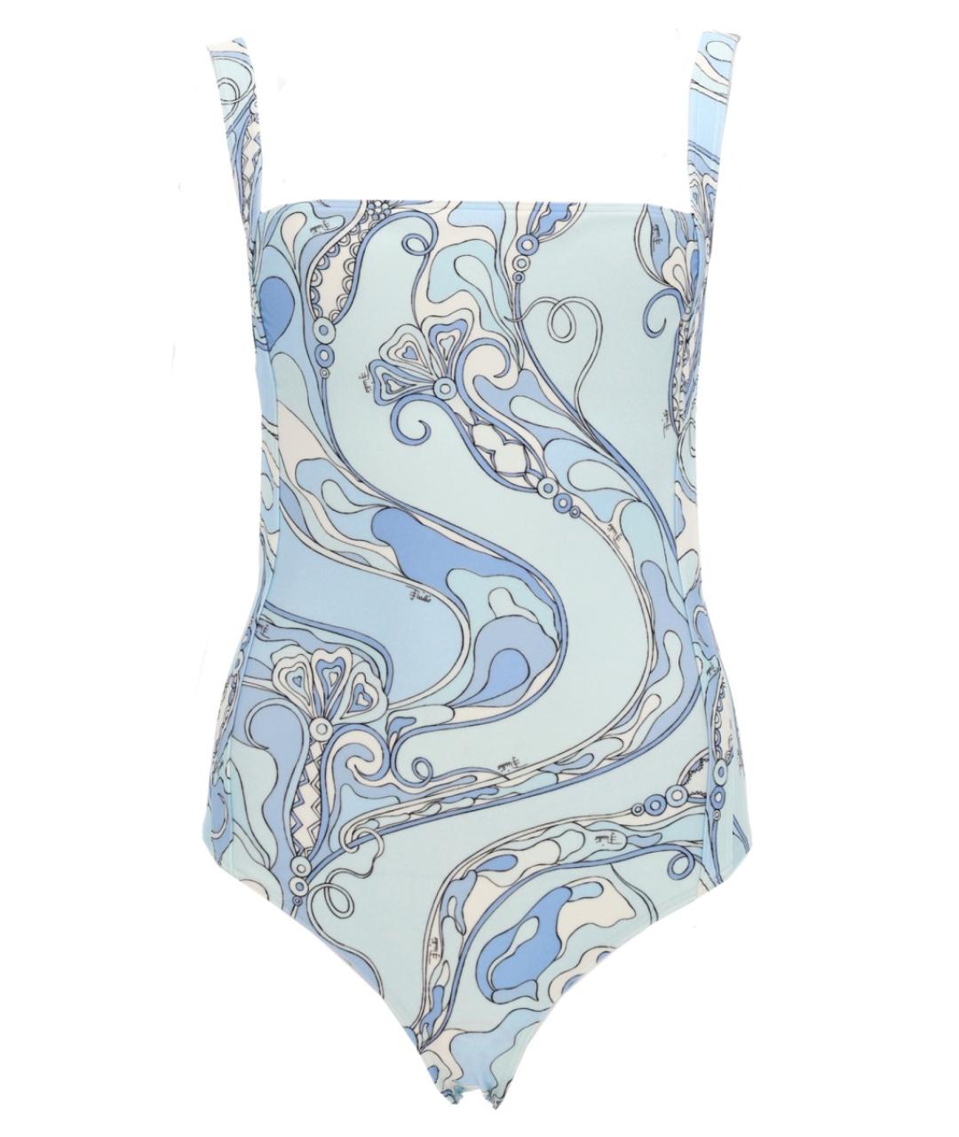 PUCCI Синий полиамидовый купальник, фото 1