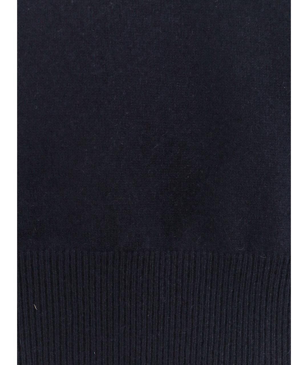 LORO PIANA Темно-синий кашемировый джемпер / свитер, фото 3