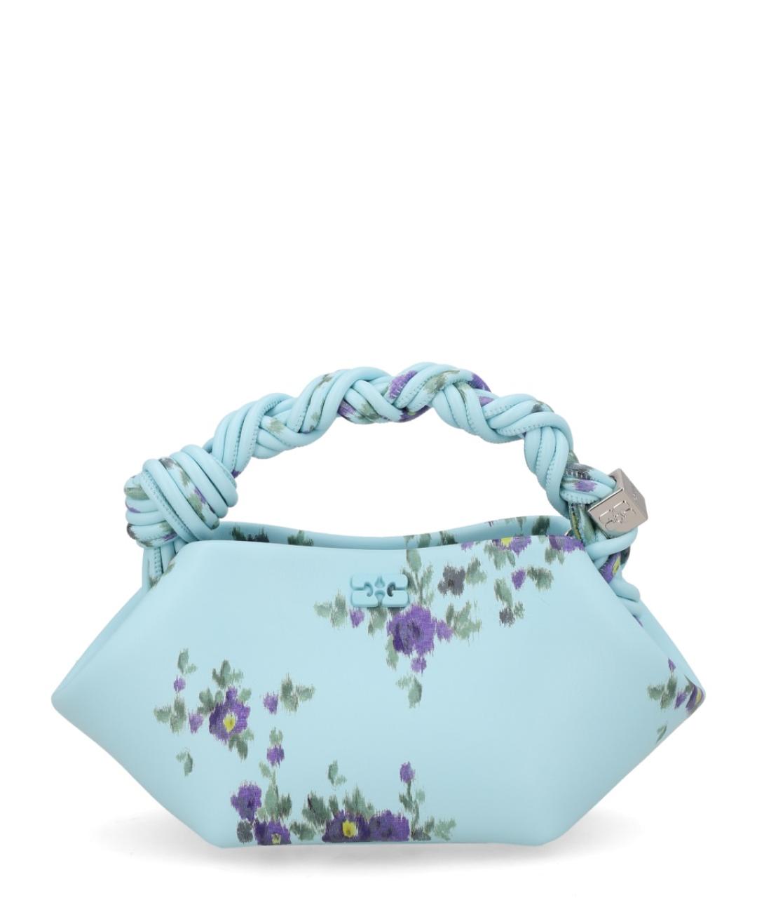 GANNI Белая кожаная сумка тоут, фото 1