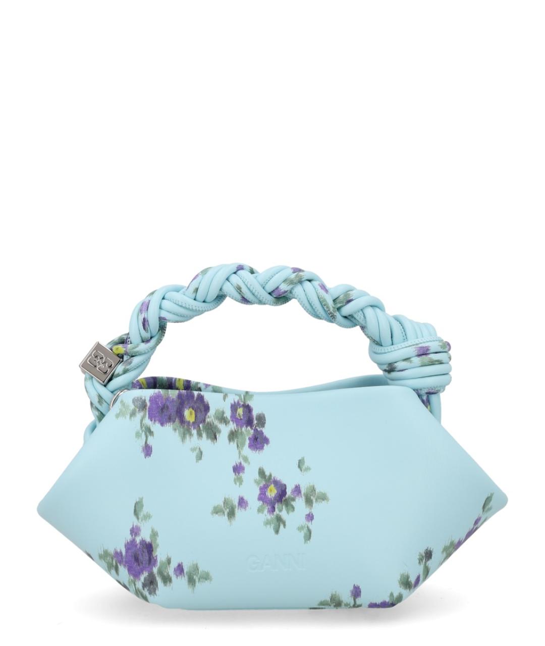 GANNI Белая кожаная сумка тоут, фото 3