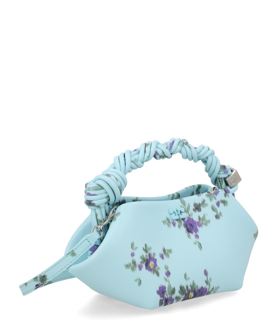 GANNI Белая кожаная сумка тоут, фото 2