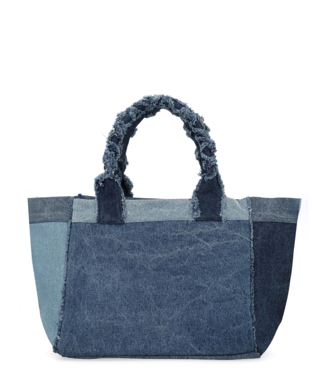 GANNI Синяя деним сумка тоут, фото 2