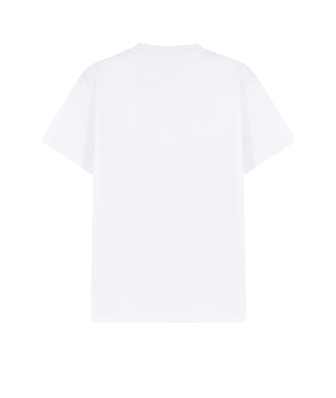 FENDI Белая хлопковая футболка, фото 2