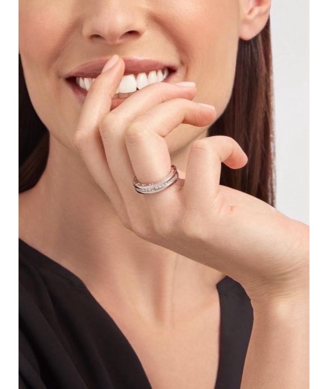 BVLGARI Серебряное кольцо из белого золота, фото 4