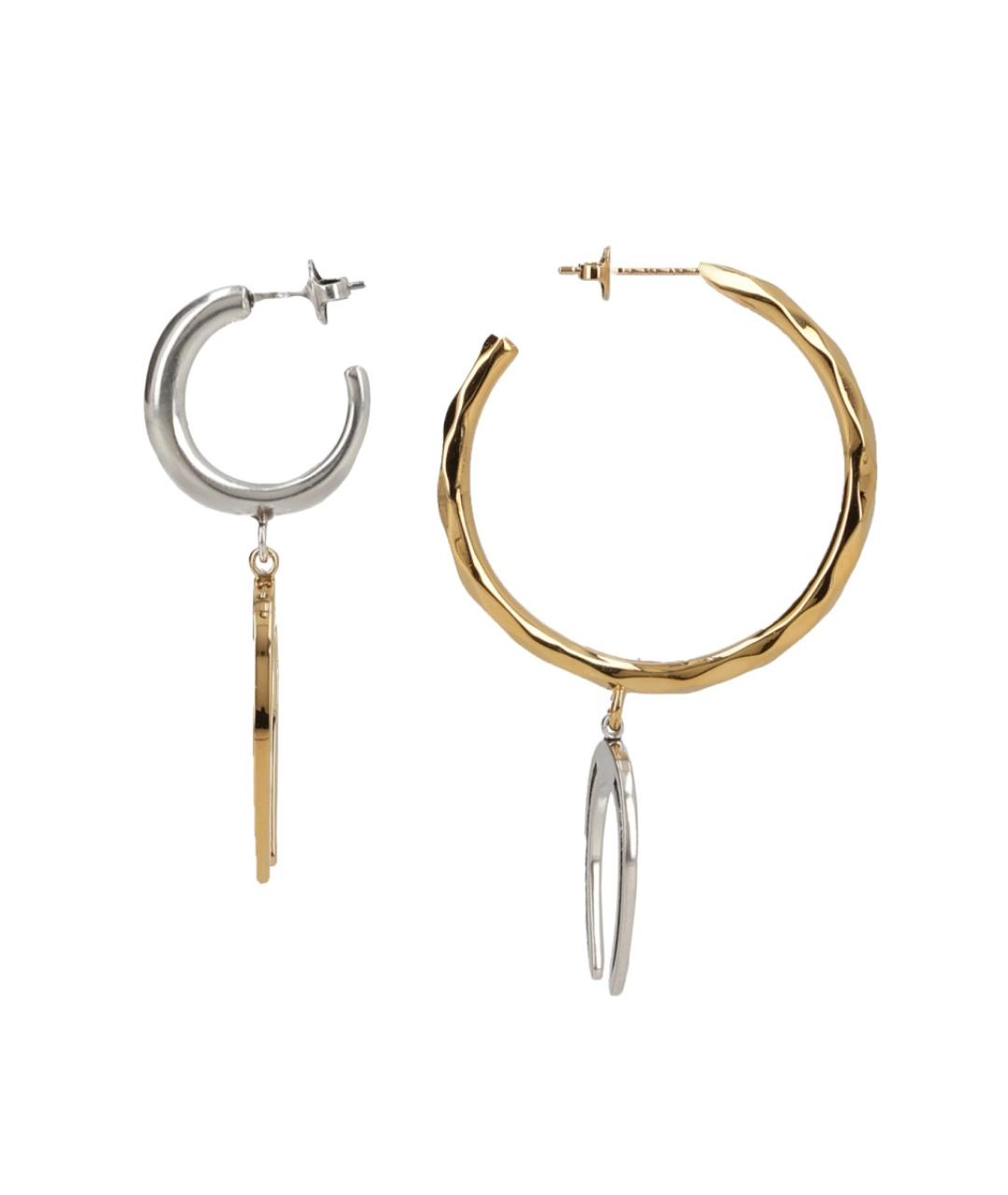 ISABEL MARANT Золотые металлические серьги, фото 2