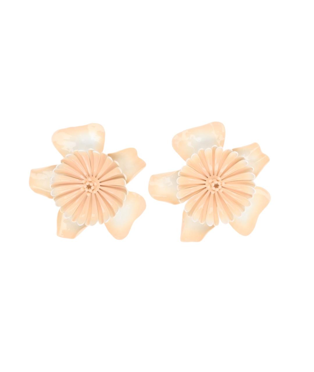 CHLOE Розовые латунные серьги, фото 1