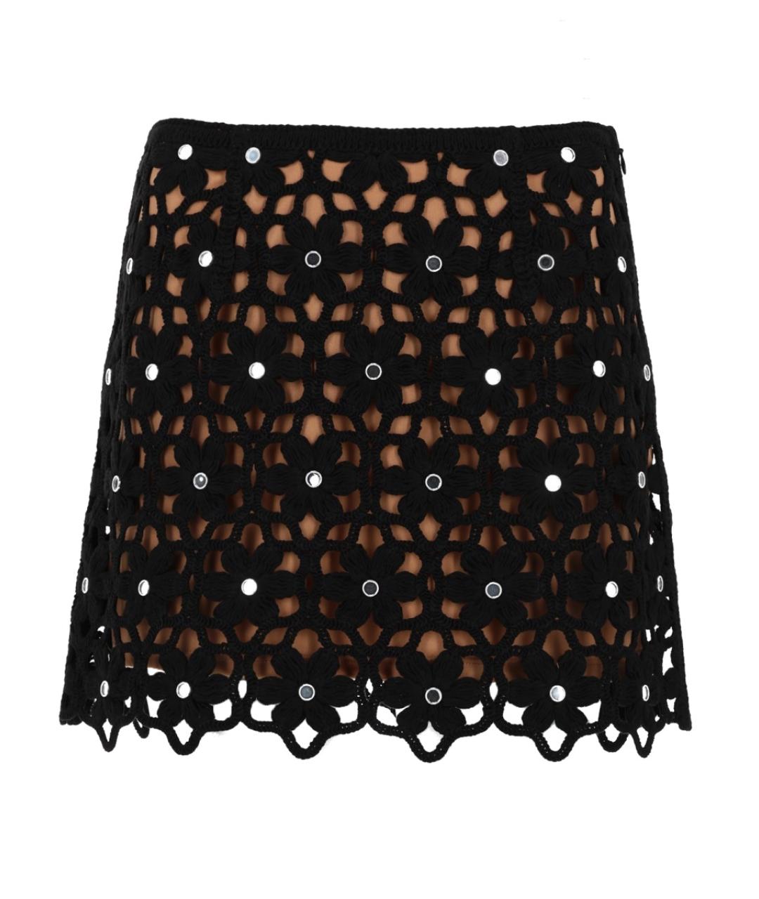 MICHAEL KORS Черная полиэстеровая юбка мини, фото 1