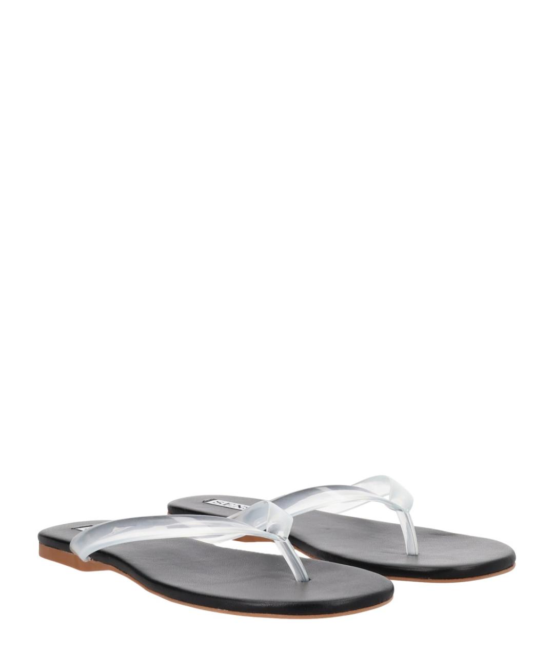 SENSO Черные кожаные шлепанцы, фото 2