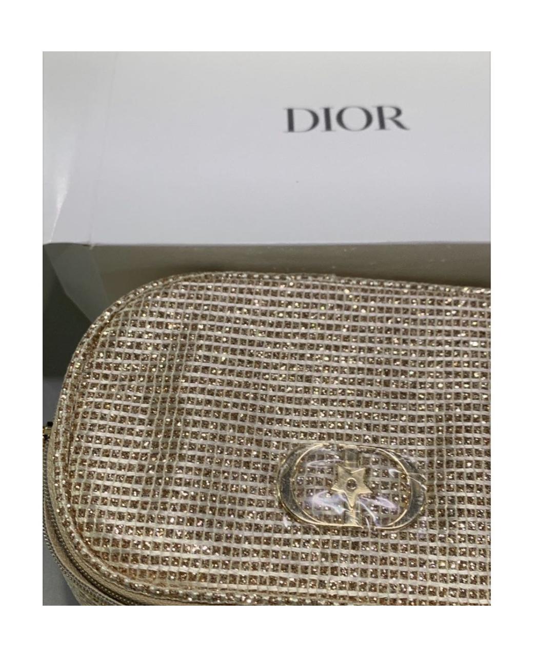 CHRISTIAN DIOR Золотая косметичка, фото 7