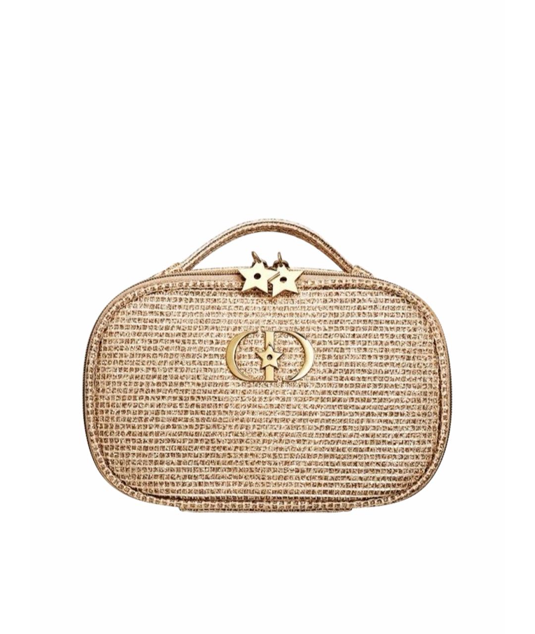 CHRISTIAN DIOR Золотая косметичка, фото 1