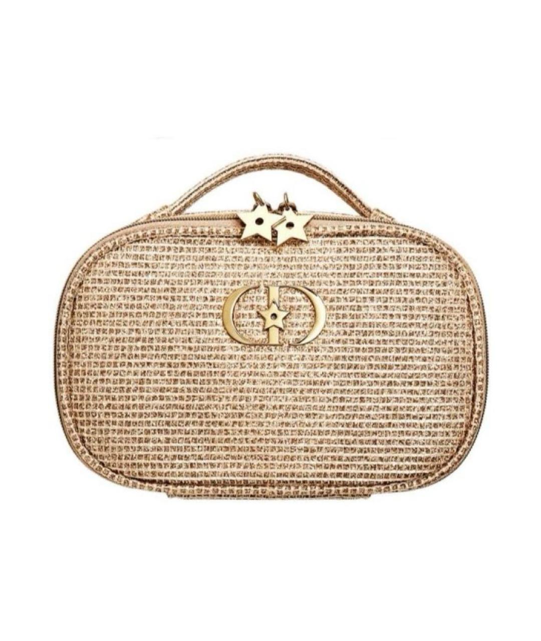 CHRISTIAN DIOR Золотая косметичка, фото 8