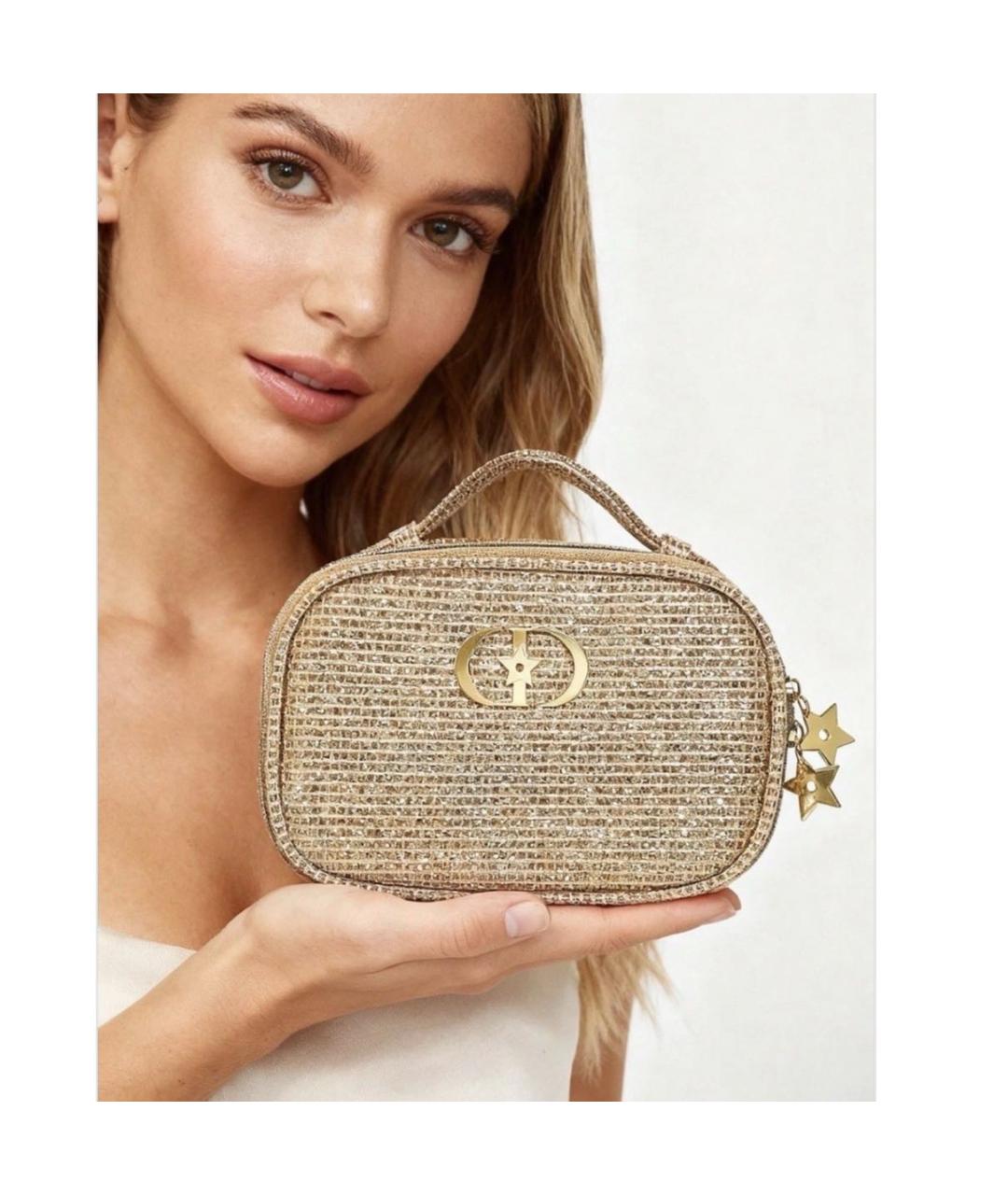 CHRISTIAN DIOR Золотая косметичка, фото 5