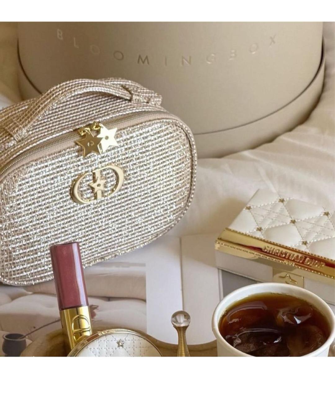 CHRISTIAN DIOR Золотая косметичка, фото 2