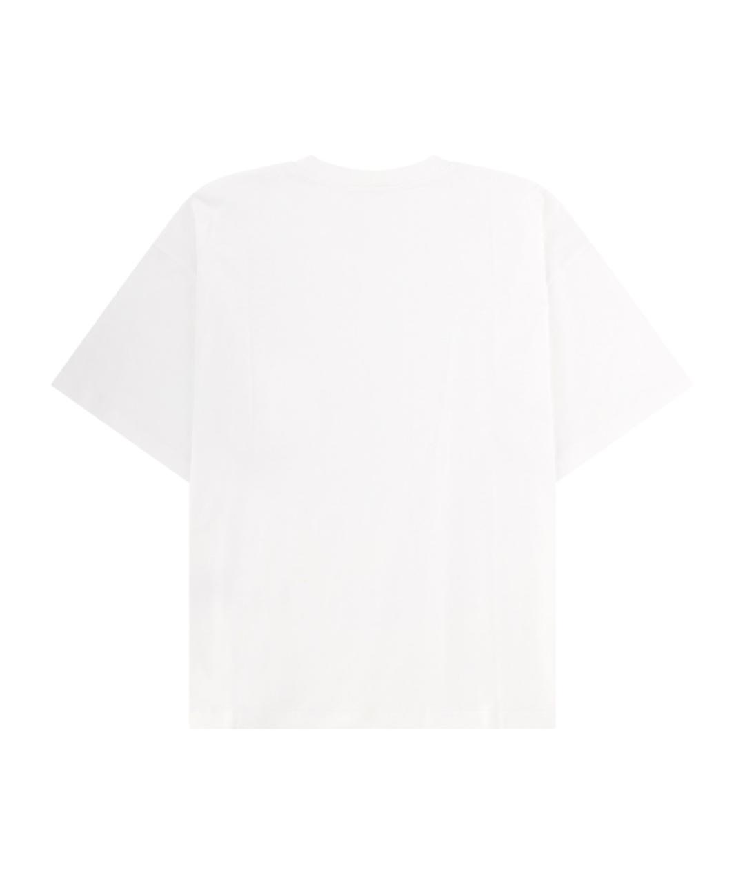 VERSACE Белая хлопковая футболка, фото 3