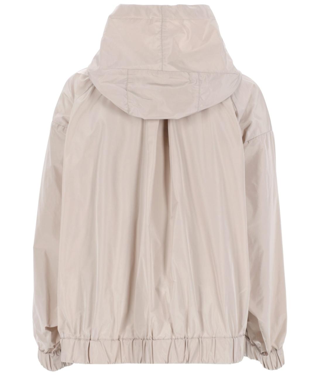 'S MAX MARA Бежевая полиэстеровая куртка, фото 2