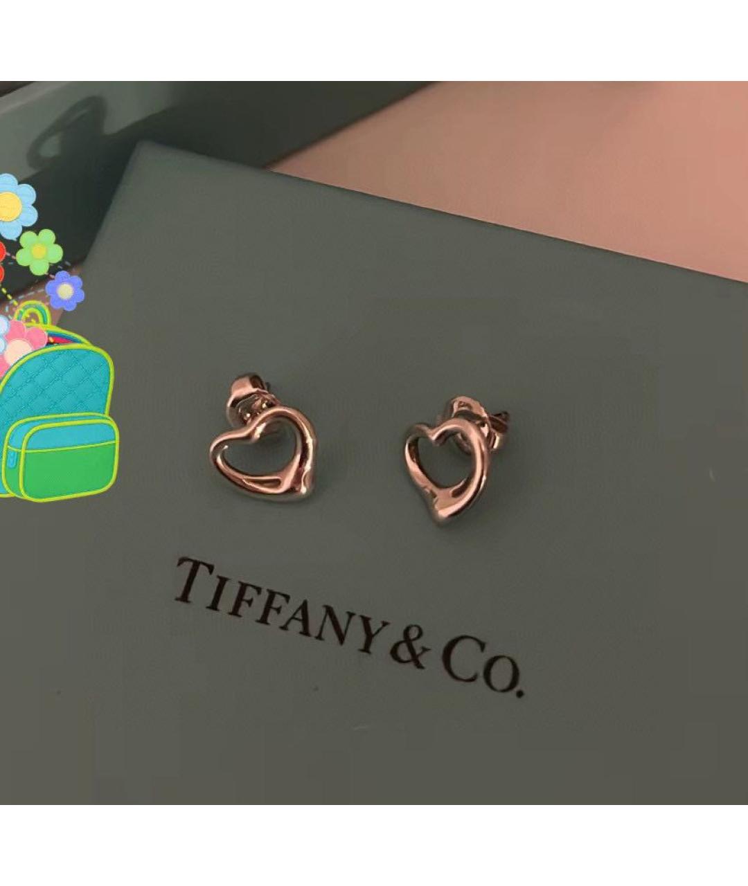 TIFFANY&CO Золотые серьги из розового золота, фото 3