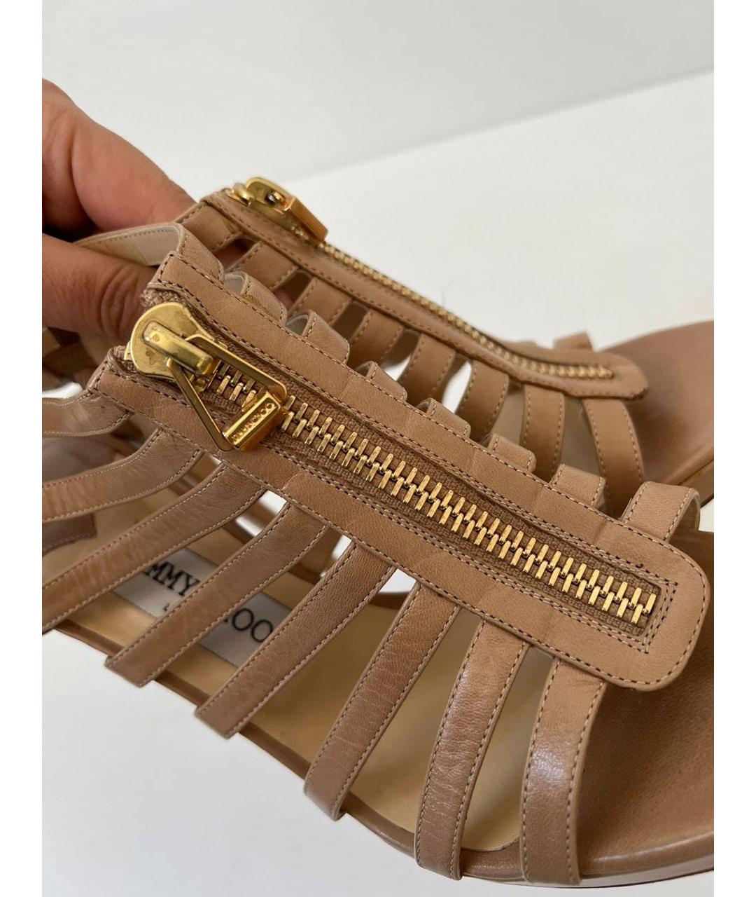 JIMMY CHOO Кожаные ботильоны, фото 5