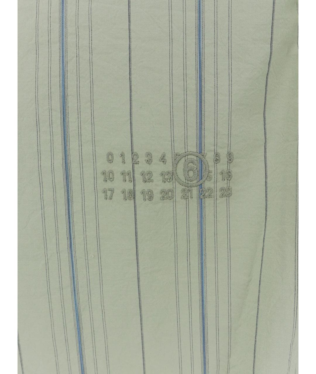MM6 MAISON MARGIELA Зеленая рубашка, фото 3