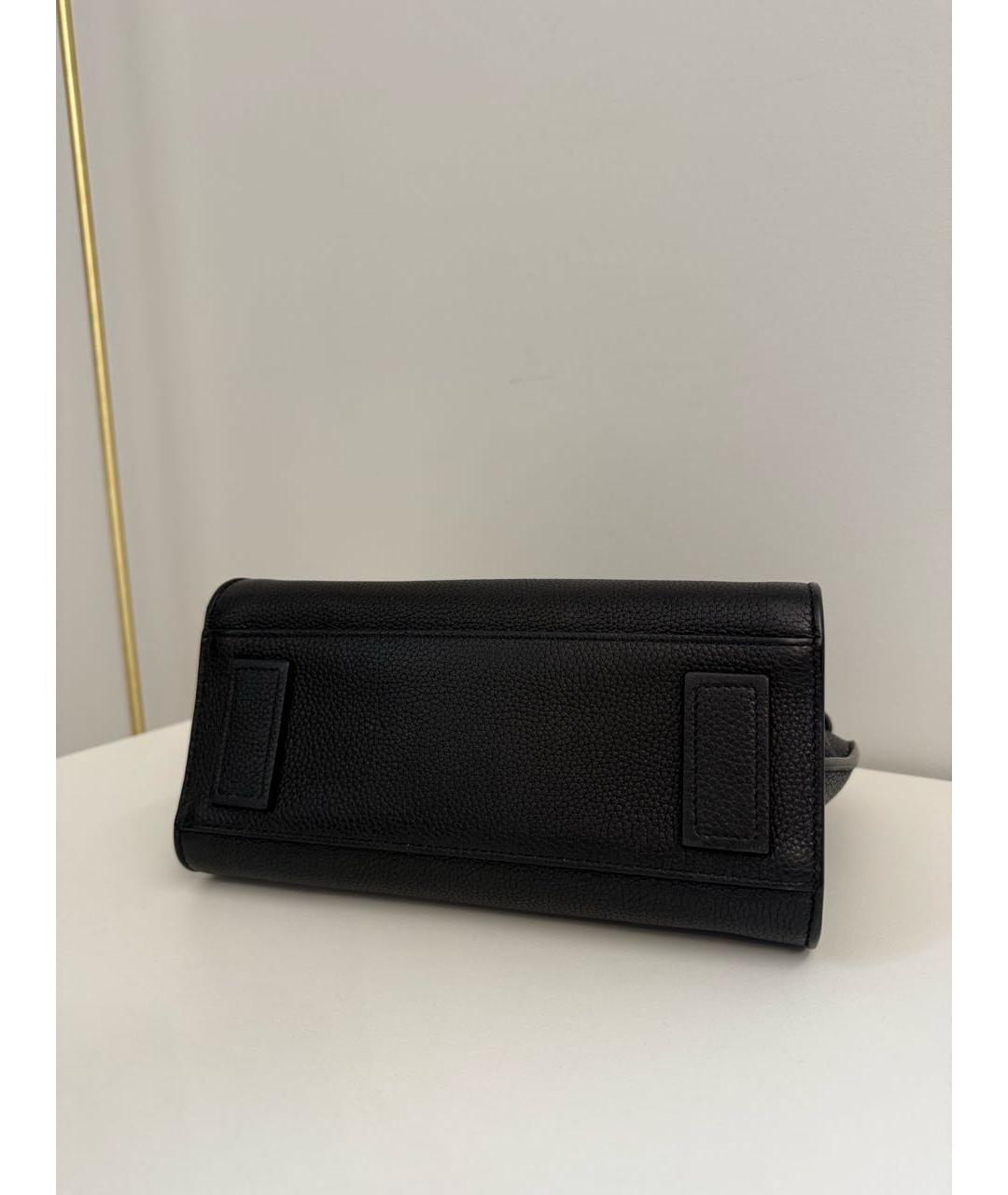 SAINT LAURENT Черная кожаная сумка через плечо, фото 6