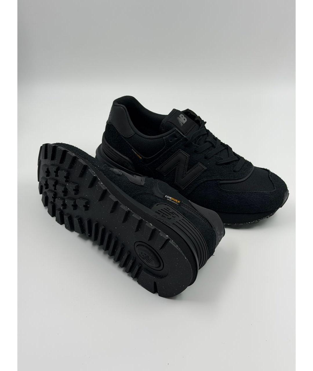 NEW BALANCE Черные низкие кроссовки / кеды, фото 3