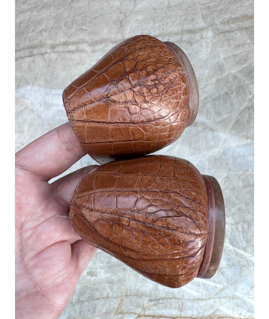 RALPH LAUREN COLLECTION Балетки из экзотической кожи, фото 4