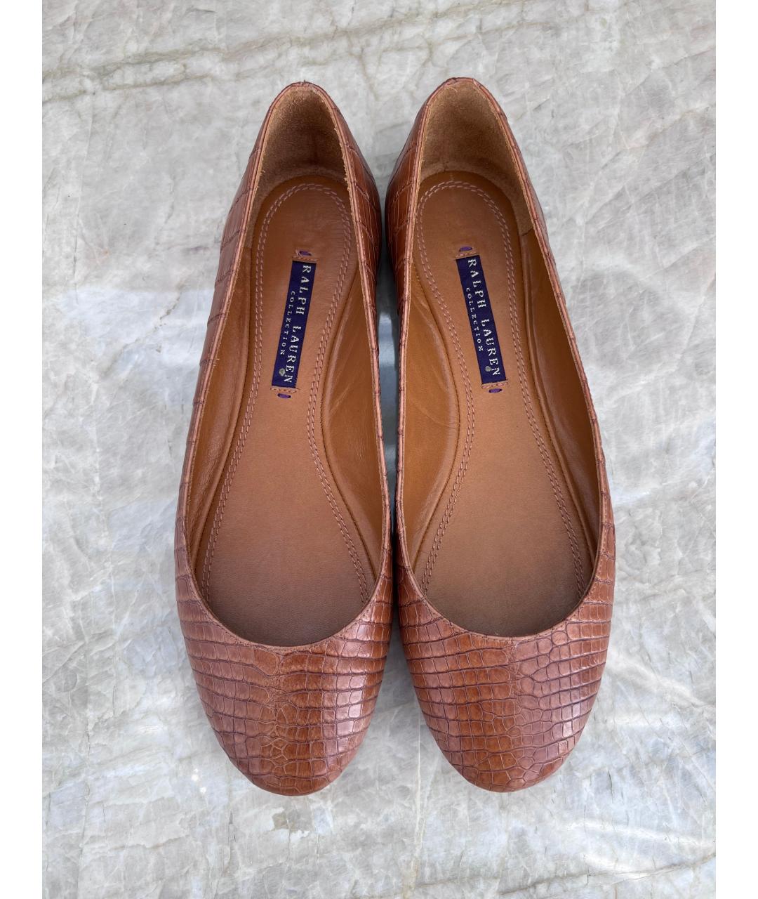 RALPH LAUREN COLLECTION Балетки из экзотической кожи, фото 2