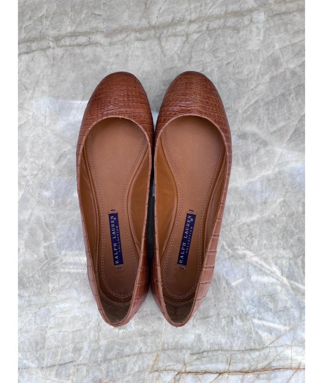 RALPH LAUREN COLLECTION Балетки из экзотической кожи, фото 3