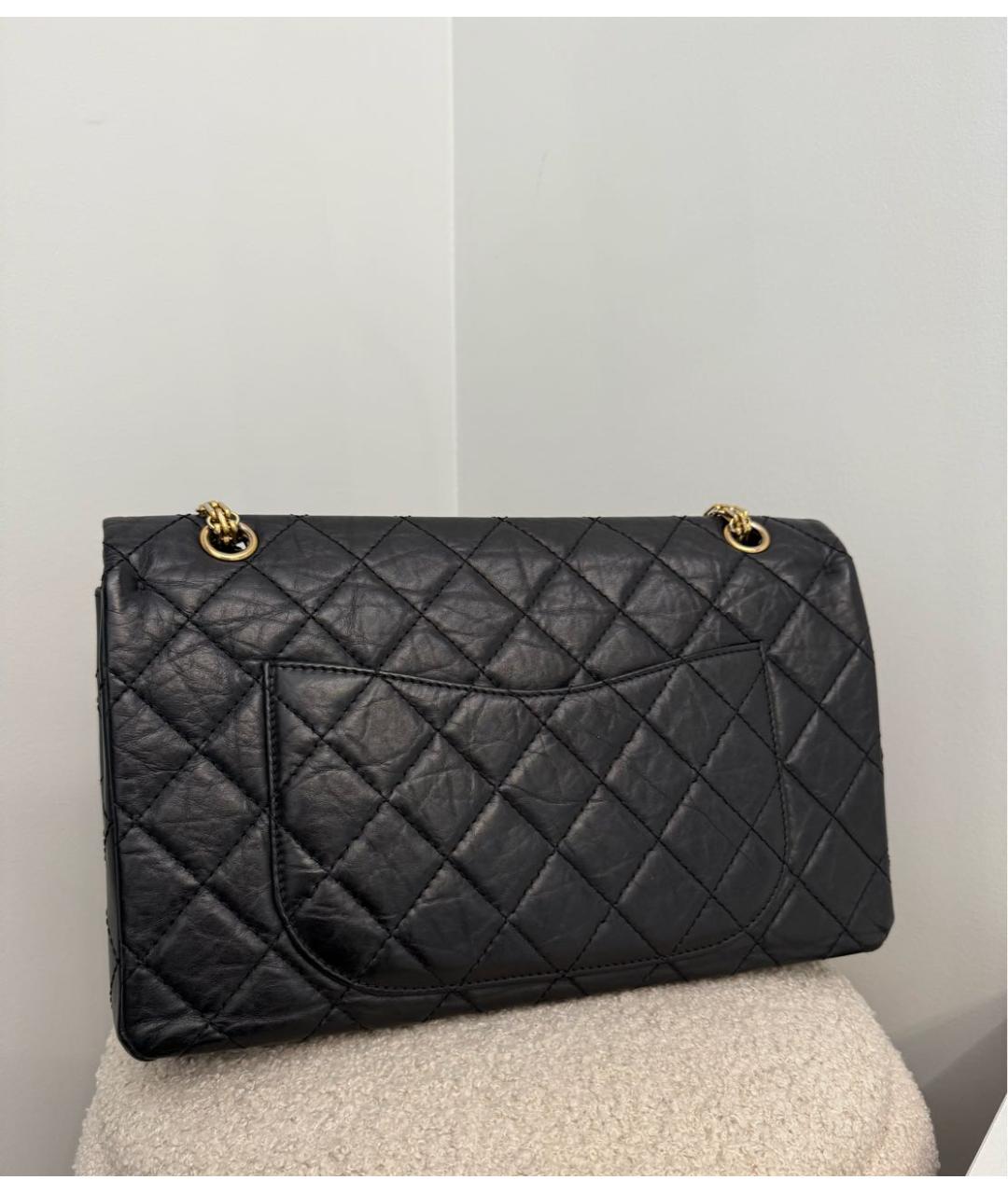 CHANEL Черная кожаная сумка через плечо, фото 3