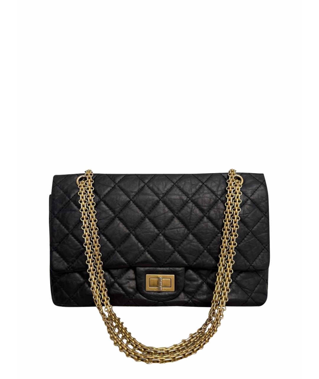 CHANEL Черная кожаная сумка через плечо, фото 1