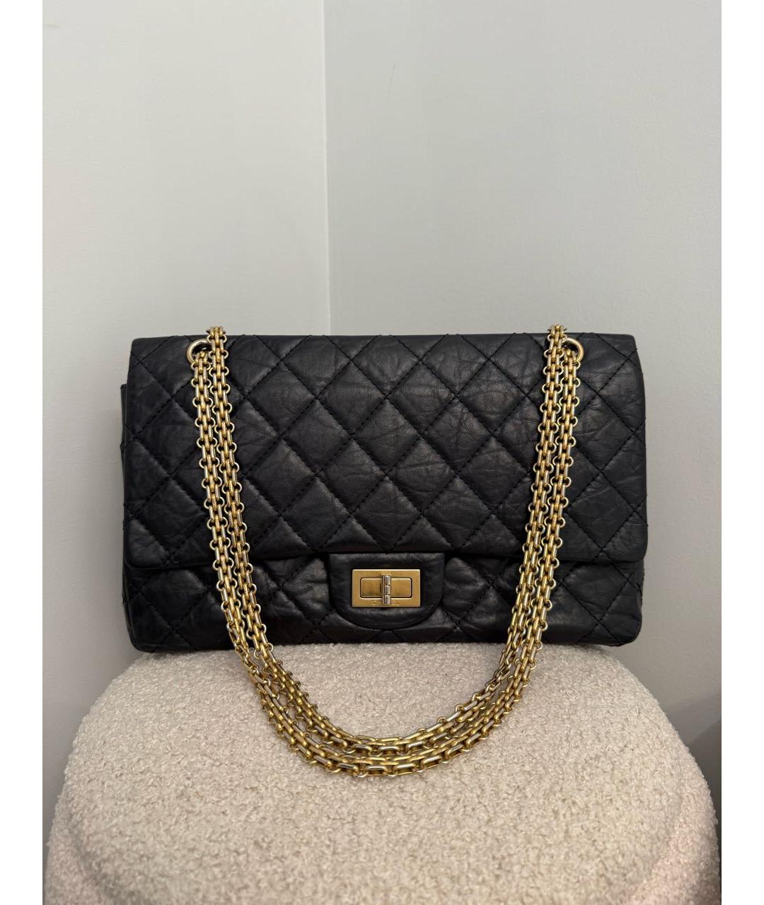 CHANEL Черная кожаная сумка через плечо, фото 9