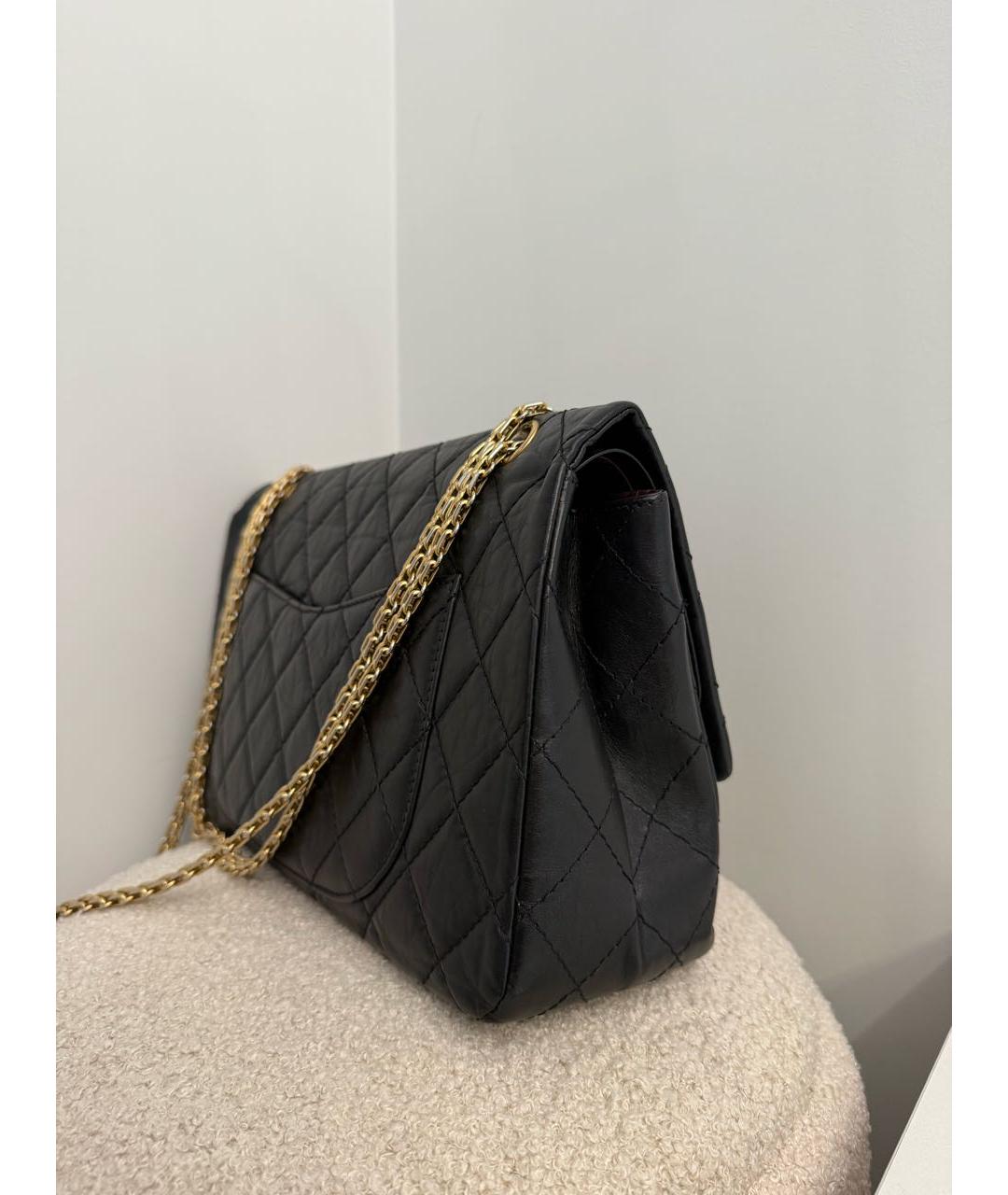 CHANEL Черная кожаная сумка через плечо, фото 5